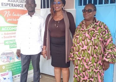 Photo-Remise des clefs des toilettes de la maternelle de Kennedy 2 DALOA( 25 Aout 2025)