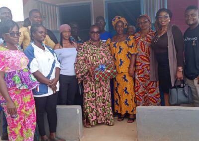 Photo-Remise des clefs des toilettes de la maternelle de Kennedy 2 DALOA( 25 Aout 2025)