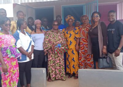 Photo-Remise des clefs des toilettes de la maternelle de Kennedy 2 DALOA( 25 Aout 2025)