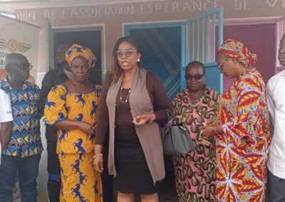 Photo,-Remise des clefs des toilettes de la maternelle de Kennedy 2 DALOA( 2025-08-15)