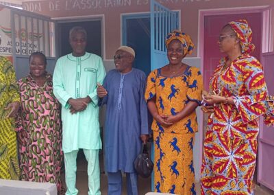 Photo-Remise des clefs des toilettes de la maternelle de Kennedy 2 DALOA( 25 Aout 2025)