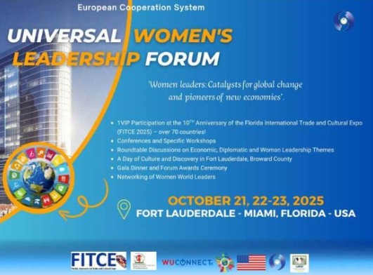 Espérance de Vie Participation in the Universal Forum of Women Leaders in Florida in October 2025